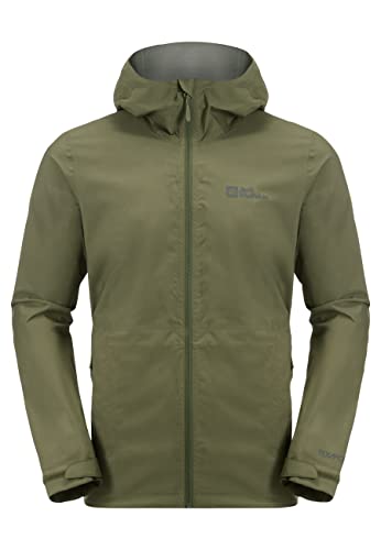 Jack Wolfskin Herren Elsberg 2.5L Jacke, Greenwood, 3XL von Jack Wolfskin