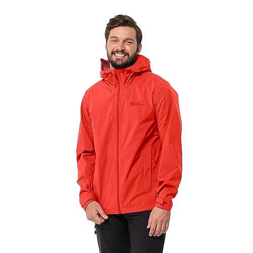 Jack Wolfskin Herren Elsberg 2.5L Jacke, Strong Red, S von Jack Wolfskin