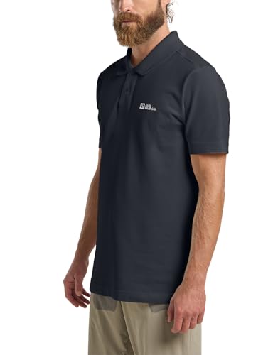 Jack Wolfskin Herren Essential Polo M T-Shirt, Dark Navy, XXL Jack Wolfskin Herren Essential Polo M T-Shirt, Dark Navy, XXL von Jack Wolfskin