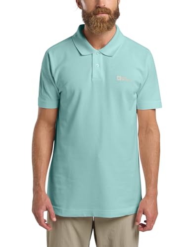 Jack Wolfskin Herren Essential Polo M T-Shirt, Soft Jade, L Jack Wolfskin Herren Essential Polo M T-Shirt, Soft Jade, L von Jack Wolfskin