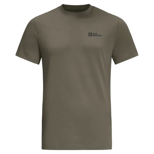 Jack Wolfskin Herren Essential T-Shirt, Dusty Olive, S von Jack Wolfskin