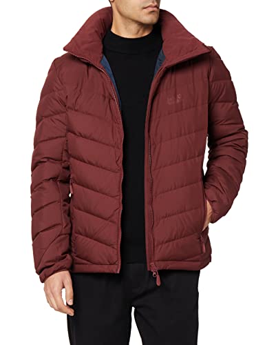 Jack Wolfskin Herren Fairmont Winddichte Daunenjacke, Cordovan Red, XXL von Jack Wolfskin