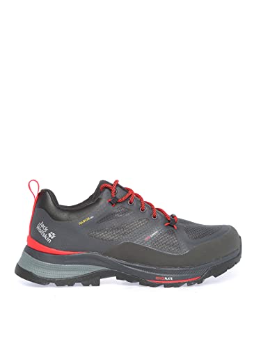 Jack Wolfskin Herren Force Striker Texapore Low M Walking-Schuh, Phantom/Red, 40 EU von Jack Wolfskin