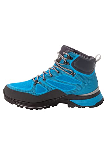 Jack Wolfskin Herren Force Striker Texapore Mid M, Blue / Lime, 40 EU von Jack Wolfskin