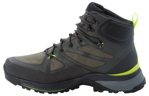 Jack Wolfskin Herren Force Striker Texapore Mid M, Lime / Dark Green, 39.5 EU von Jack Wolfskin