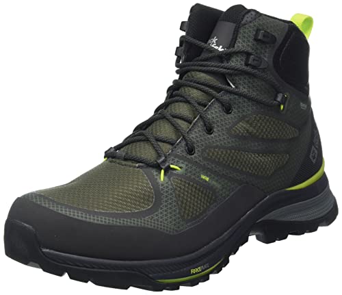 Jack Wolfskin Herren Force Striker Texapore Mid M, Lime / Dark Green, 40 EU von Jack Wolfskin