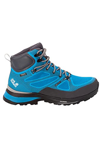 Jack Wolfskin Herren Force Striker Texapore Mid M, Blue / Lime, 39.5 EU von Jack Wolfskin