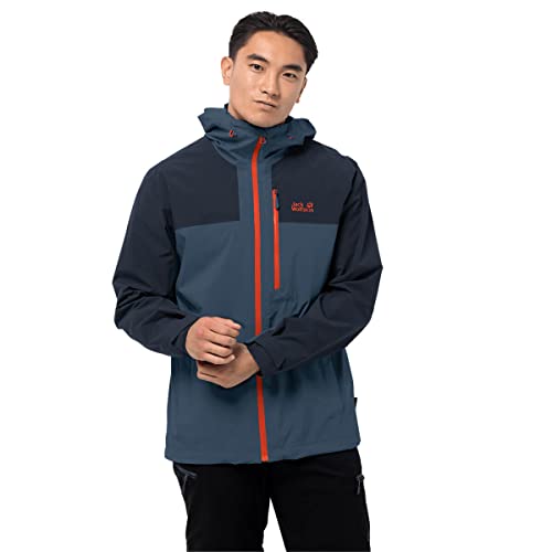 Jack Wolfskin Herren Go Hike Jacke, Thunder Blue, Small von Jack Wolfskin