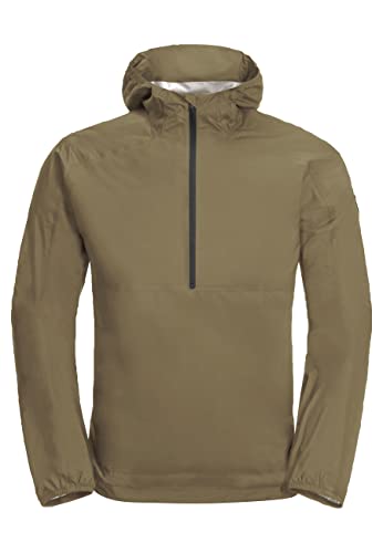 Jack Wolfskin Herren Gutleut Overhead Jacke, Grey Olive, M von Jack Wolfskin