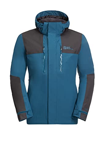 Jack Wolfskin Herren Jasper Jacket Regenjacke Blau XL von Jack Wolfskin