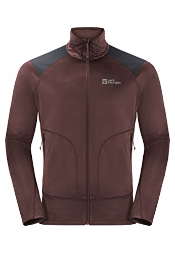 Jack Wolfskin Herren Kammweg Fleecejacke, Atacama Red, S von Jack Wolfskin