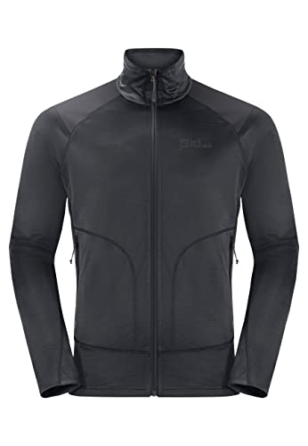 Jack Wolfskin Herren Kammweg Fleecejacke, Phantom, S von Jack Wolfskin