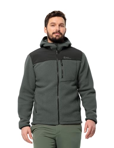 Jack Wolfskin KAMMWEG PILE FZ M slate green, S von Jack Wolfskin