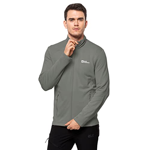 Jack Wolfskin Herren Kolbenberg Fleece Pullover - Gecko Grün - XXL von Jack Wolfskin