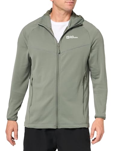 Jack Wolfskin Herren Kolbenberg Fleecejacke, Gecko Green, XXL von Jack Wolfskin