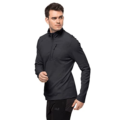 Jack Wolfskin Herren Kolbenberg Pullover, Black, 3XL von Jack Wolfskin