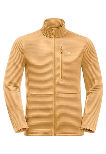 Jack Wolfskin Herren Modesto Fleecejacke, Honey Yellow, L von Jack Wolfskin