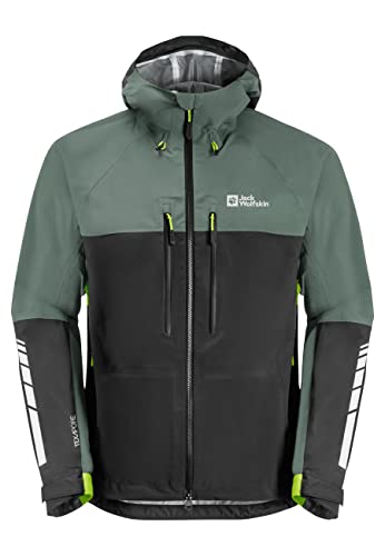 Jack Wolfskin Herren Morobbia 3L Jacke, Hedge Green, L von Jack Wolfskin