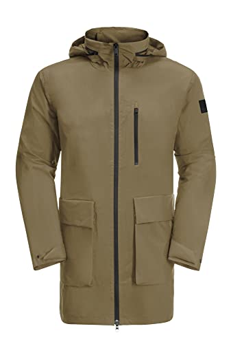 Jack Wolfskin Herren Norden Port Jacke, Grey Olive, L von Jack Wolfskin