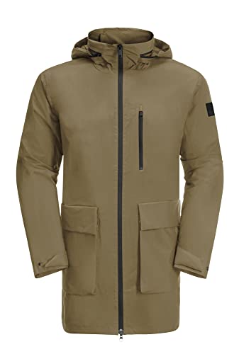 Jack Wolfskin Herren Norden Port Jacke, Grey Olive, XXL von Jack Wolfskin