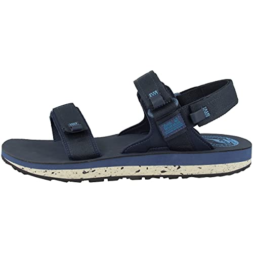 Jack Wolfskin Herren OUTFRESH Deluxe Sandal M Trekking-& Wandersandalen, Dark Blue/Blue, 45.5 EU von Jack Wolfskin