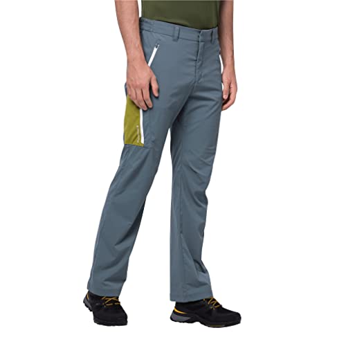 Jack Wolfskin Herren Overland Softshellhose grau 50 von Jack Wolfskin