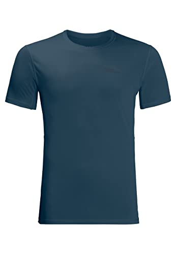 Jack Wolfskin Herren Prelight T-Shirt, Dark Sea, S von Jack Wolfskin