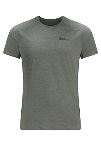 Jack Wolfskin Herren Prelight T-Shirt, Gecko Green, S von Jack Wolfskin