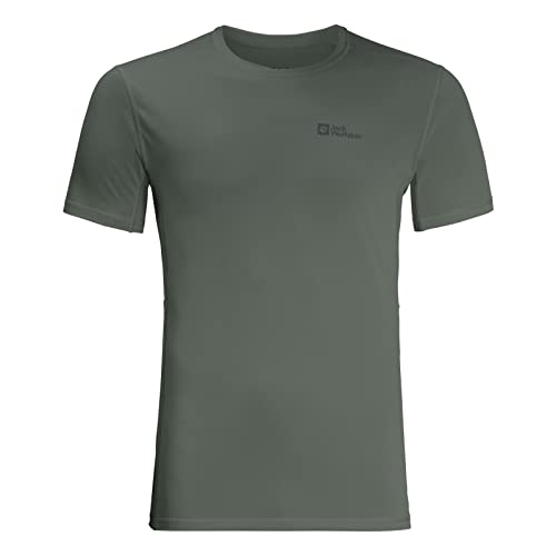 Jack Wolfskin Herren Prelight T-Shirt, Gecko Green, XXL von Jack Wolfskin