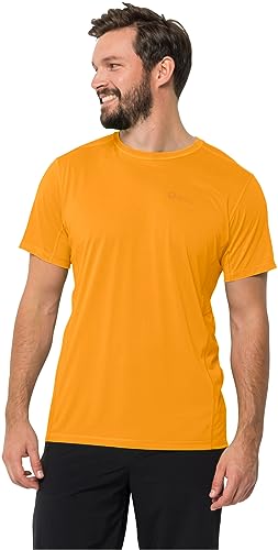 Jack Wolfskin Herren Prelight T-Shirt, Orange Pop, XXL von Jack Wolfskin