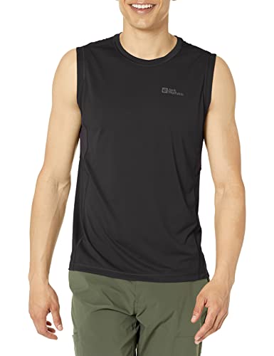 Jack Wolfskin Herren Prelight Tank M Hemd, Black, XX-Large von Jack Wolfskin