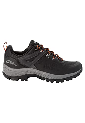 Jack Wolfskin Herren Rebellion Guide Texapore Low M, Black / Orange, 44 EU von Jack Wolfskin