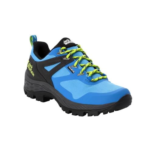 Jack Wolfskin Herren Rebellion Guide Texapore Low M, Blue / Lime, 44.5 EU von Jack Wolfskin