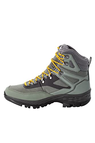 Jack Wolfskin Herren Rebellion Guide Texapore Mid M, Gecko Green, 40.5 EU von Jack Wolfskin