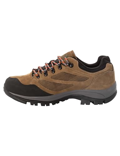 Jack Wolfskin Herren Rebellion Texapore Low M, Brown / Red, 47 EU von Jack Wolfskin