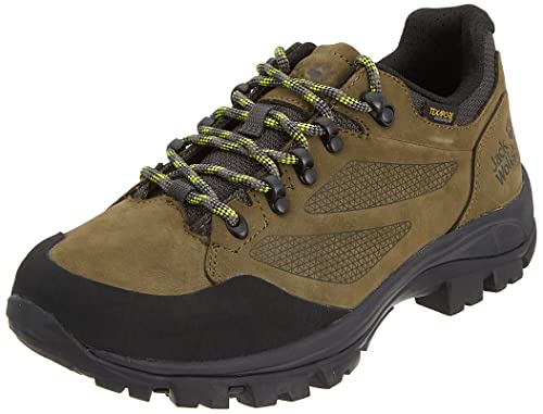 Jack Wolfskin Herren Rebellion Texapore Low M Walking-Schuh, Khaki/Phantom, 41 EU von Jack Wolfskin