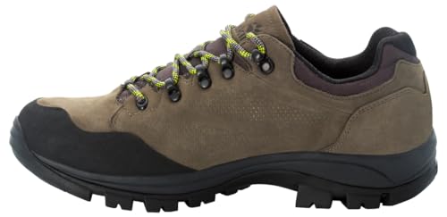 Jack Wolfskin Herren Rebellion Texapore Low M Walking-Schuh, Khaki/Phantom, 45.5/46 EU von Jack Wolfskin