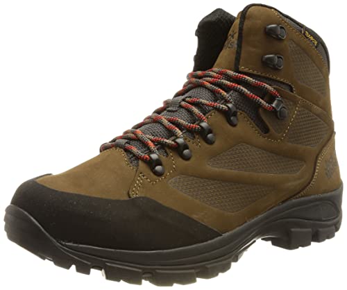 Jack Wolfskin Herren Rebellion Texapore Mid M, Brown / Phantom, 41 EU von Jack Wolfskin