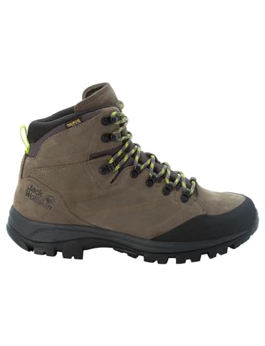 Jack Wolfskin Herren Rebellion Texapore Mid M, Khaki / Phantom, 40/40.5 EU von Jack Wolfskin