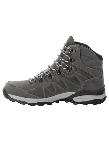 Jack Wolfskin Herren Refugio Prime Texapore MID M Wanderschuh, Slate Grey, 44 EU von Jack Wolfskin