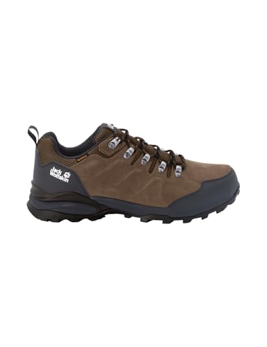 Jack Wolfskin Herren Refugio Texapore Low M Walking-Schuhe, Brown / Phantom, 40.5 EU von Jack Wolfskin