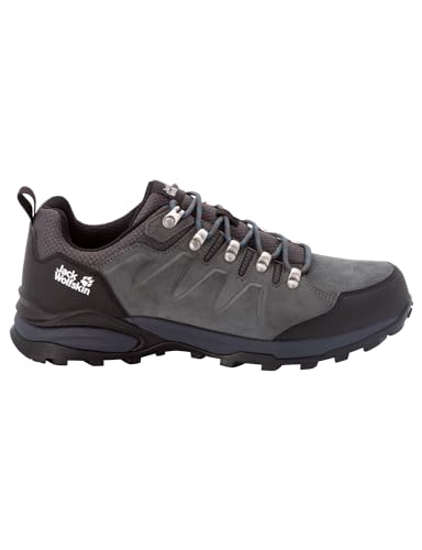 Jack Wolfskin Herren Refugio Texapore Low M Walking-Schuhe, Grey / Black, 39.5 EU von Jack Wolfskin