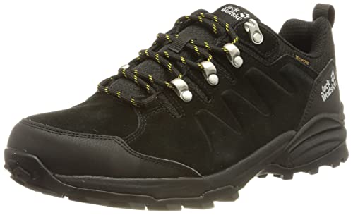 Jack Wolfskin Herren Refugio Texapore Low M Walking-Schuhe, Phantom / Burly Yellow Xt, 46 EU von Jack Wolfskin