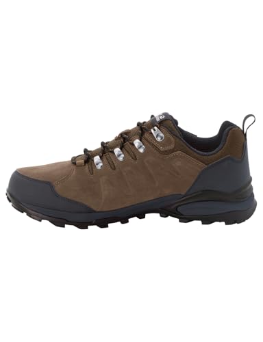 Jack Wolfskin Herren Refugio Texapore Low M Walking-Schuhe, Brown / Phantom, 42.5 EU von Jack Wolfskin