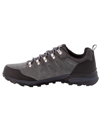 Jack Wolfskin Herren Refugio Texapore Low M Walking-Schuhe, Grey / Black, 40 EU von Jack Wolfskin