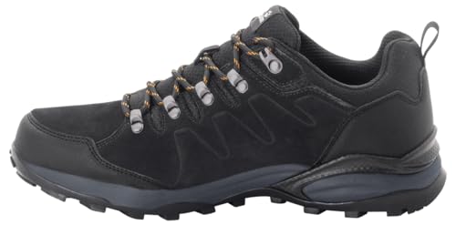 Jack Wolfskin Herren Refugio Texapore Low M Walking-Schuhe, Phantom / Burly Yellow Xt, 47 EU von Jack Wolfskin