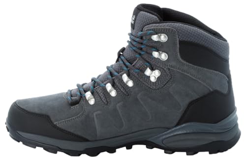 Jack Wolfskin Herren Refugio Texapore Mid M, Grey / Black, 45 EU von Jack Wolfskin