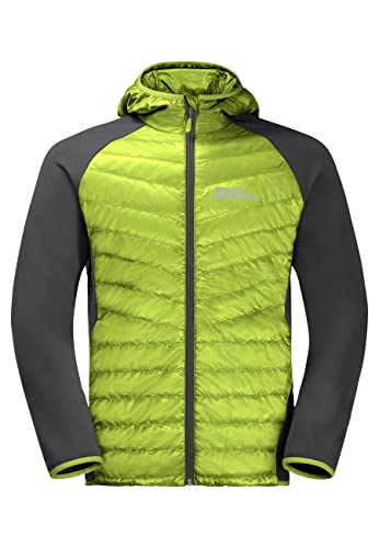 Jack Wolfskin Herren Routeburn Pro Hybrid Jacke, Lime, XXL von Jack Wolfskin