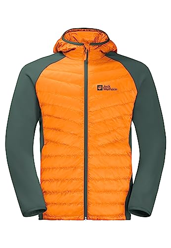 Jack Wolfskin Herren Routeburn Pro Hybrid M Jacke, Dragon Fire, L von Jack Wolfskin