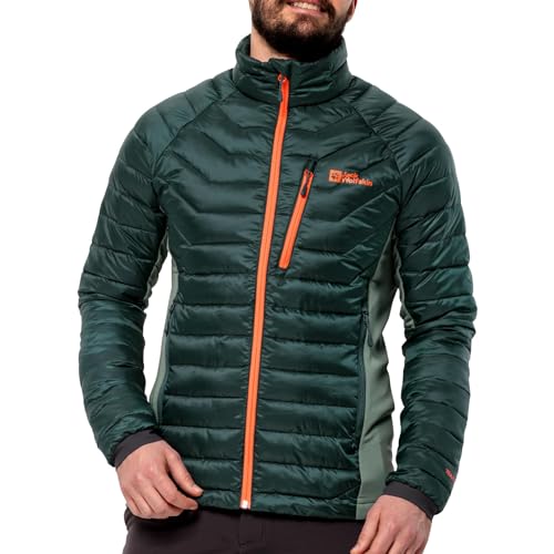 Jack Wolfskin Herren Routeburn Pro Ins JKT M Jacke, Black Olive, XXL von Jack Wolfskin